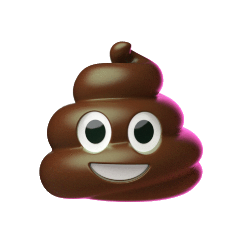 3D Poop Sticker by Emoji