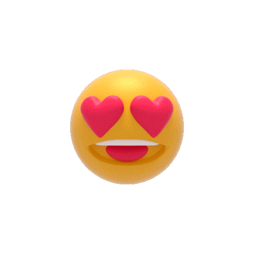 In Love Emoji Sticker
