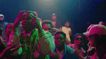 therealsymba party friends rap concert GIF