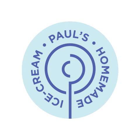 Paul's Homemade Ice Cream Sticker