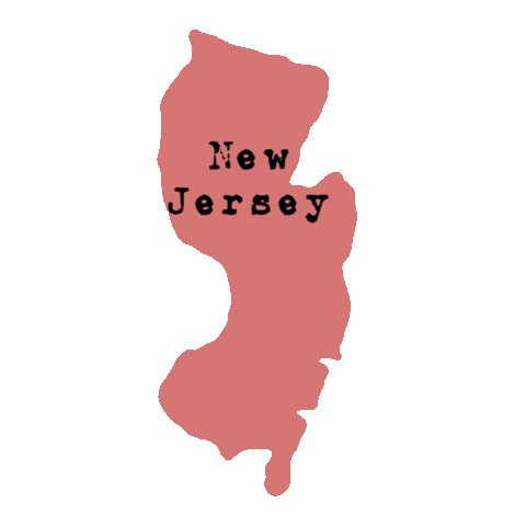 New Jersey State Sticker