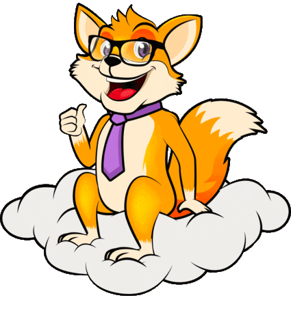 Fox Smile Sticker by Keliweb