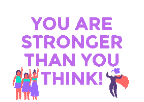 Strong Woman Trekking Sticker by Coastrek