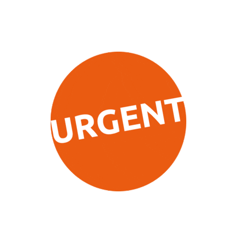 Urgent Sticker by GlobalRize for iOS & Android | GIPHY
