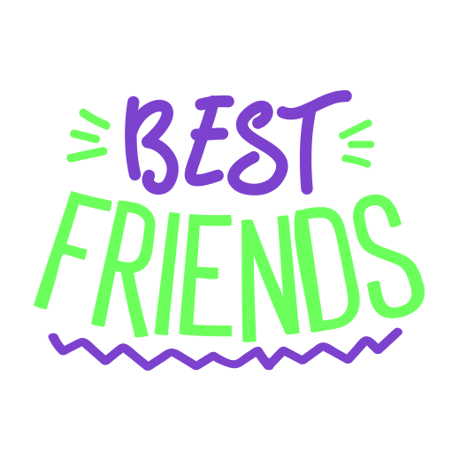 Friends Bff Sticker