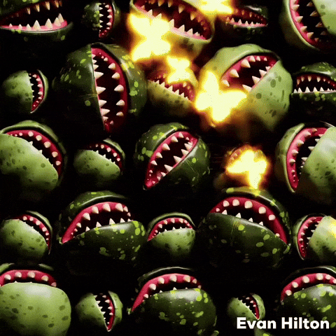 Fly Eating GIF by Evan Hilton
