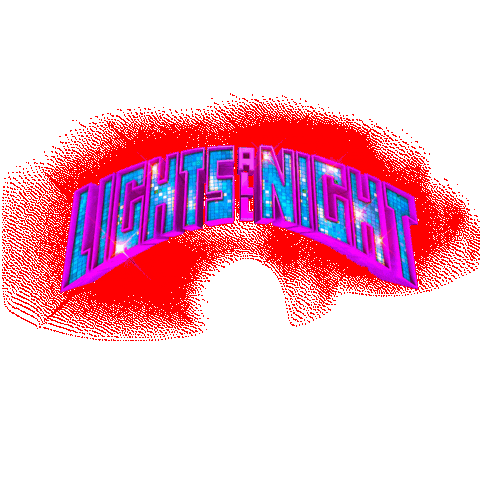 Lights All Night Lan Sticker by Disco Donnie Presents