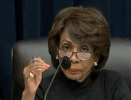 Staring Maxine Waters GIF by GIPHY News