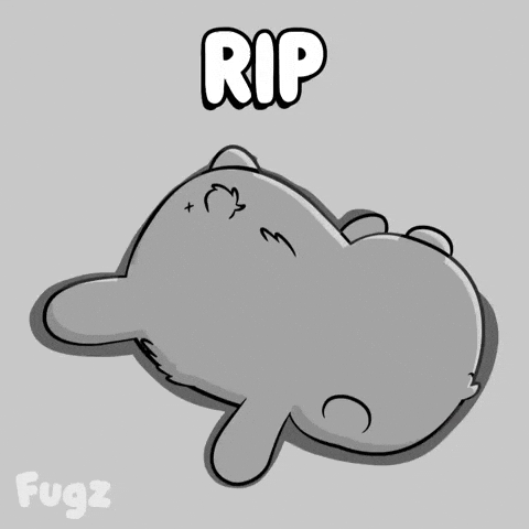 Im Dead Rest In Peace GIF by Fugz Official