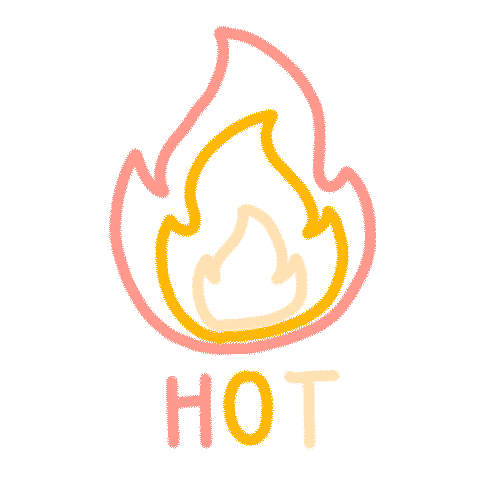 Fire Sketch Sticker