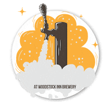 Beer Cheers Sticker by Woodstock Inn Brewery