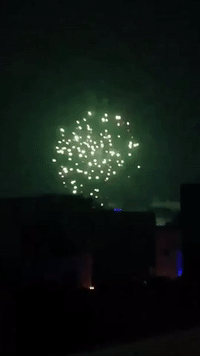 Delhi Residents Celebrate Diwali With Fireworks Despite Ban