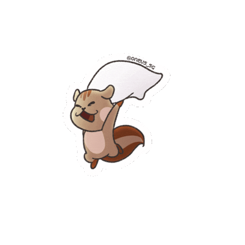 Singapore Squirrel Sticker