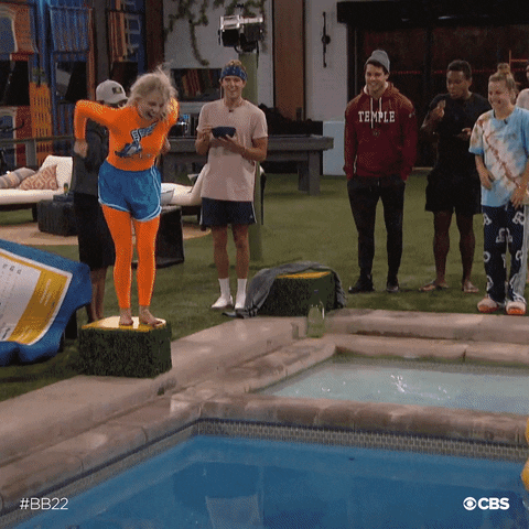Cannon Ball Jump GIF by Big Brother