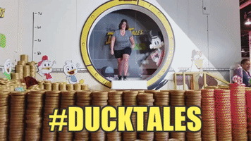 dustypendleton jump d23 scrooge mcduck duck tales GIF