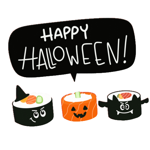 Trick Or Treat Halloween Sticker by oyshisushifrauenfeld
