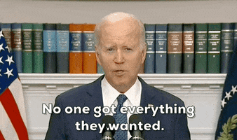 Joe Biden Negotiation GIF by GIPHY News