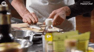 Fillet Cooking GIF by MasterChefAU