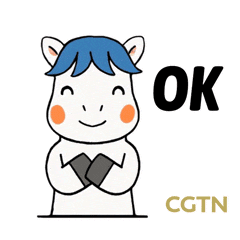 Spring Festival Ok Sticker by CGTN V-Studio