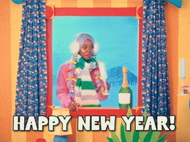 New Year Fun GIF by Happy Place