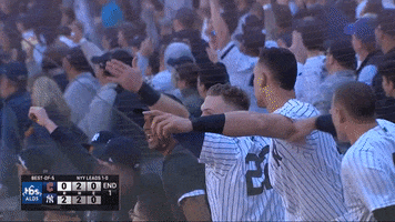 Excited Aaron Judge GIF by MLB