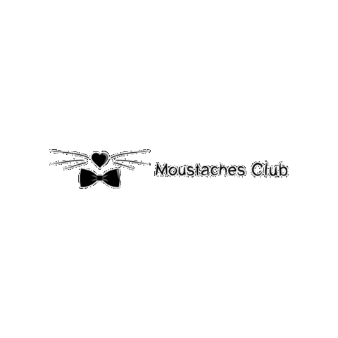 Moustaches Club Sticker