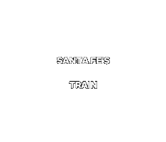 Santa Fe Train Sticker by Simply Social Media