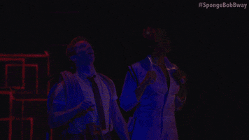 Scared Sandy Cheeks GIF by The SpongeBob Musical