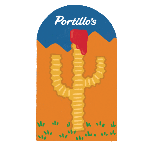 Fries Catcus Sticker by Portillo's Hot Dogs