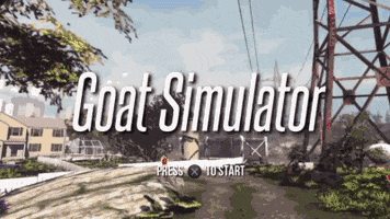 warrenwoodhouse warrenwoodhouse ps4share goat simulator goatsimulator GIF