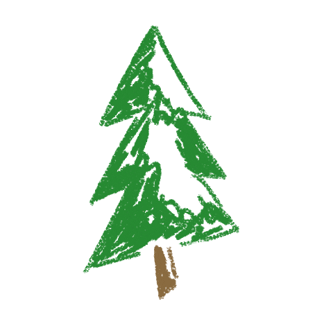 Christmas Tree Sticker by Columbus Café & Co