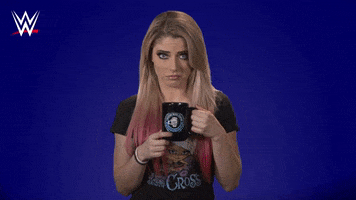 Coffee Time Reaction GIF by WWE