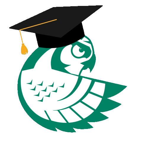 Graduation Owl Sticker by NMC Student Success