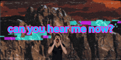 I Cant Hear You GIF by The LSD Hotel