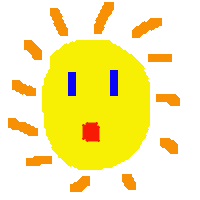Sunny Sticker by Genetic Moo