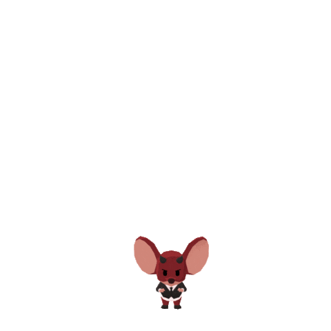 Devil Mouse Sticker
