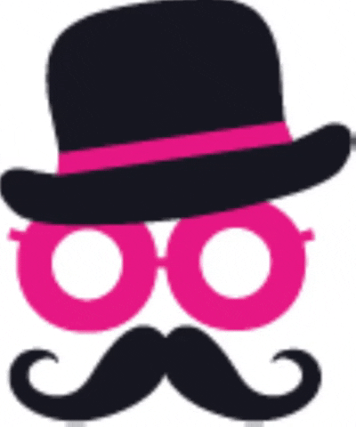 PictureBooth glasses hat photobooth mustache GIF