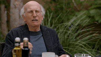 Larry David Crying GIF by Curb Your Enthusiasm