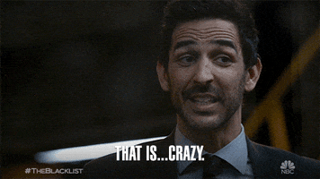 nbc this is cray GIF by The Blacklist