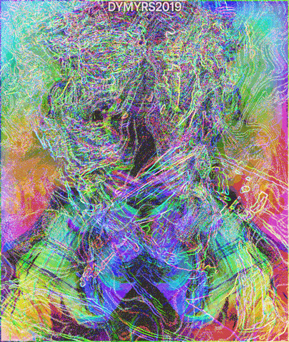 DYMYRS art rainbow trippy psychedelic GIF