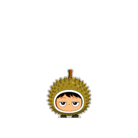 Durian Sticker by Fiziwoo