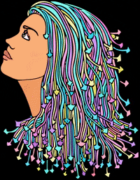 Coloured-hair GIFs - Get the best GIF on GIPHY