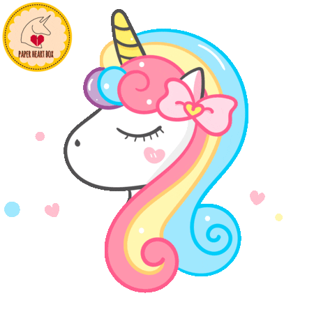 Unicorn Papelaria Sticker by Paper Heart Box
