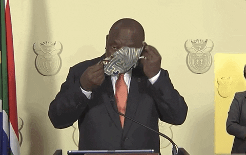 South Africa Mask GIF - Find & Share on GIPHY