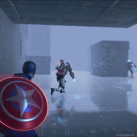 Captain America Wow GIF by Square Enix