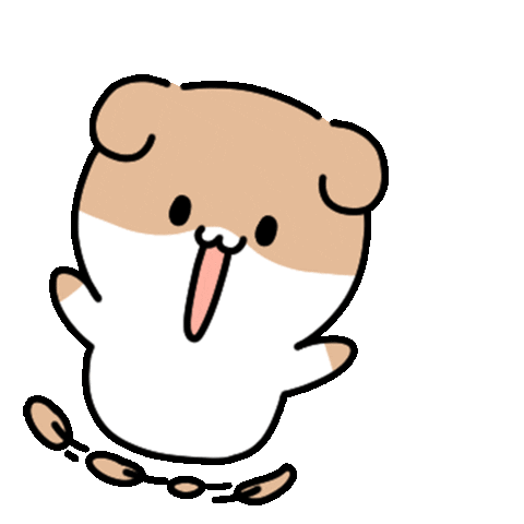 Happy Cartoon Sticker