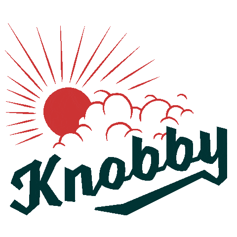 Sunrise Bush Sticker by Knobby