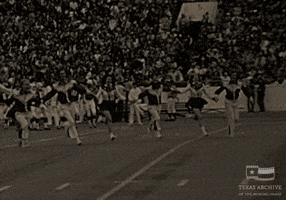 college football cheer GIF by Texas Archive of the Moving Image