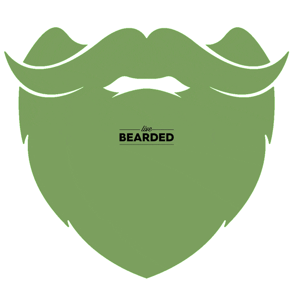 Logo Sticker Sticker by Live Bearded