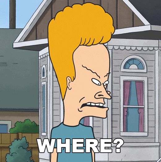 Where Is It Beavis And Butthead GIF by Paramount+